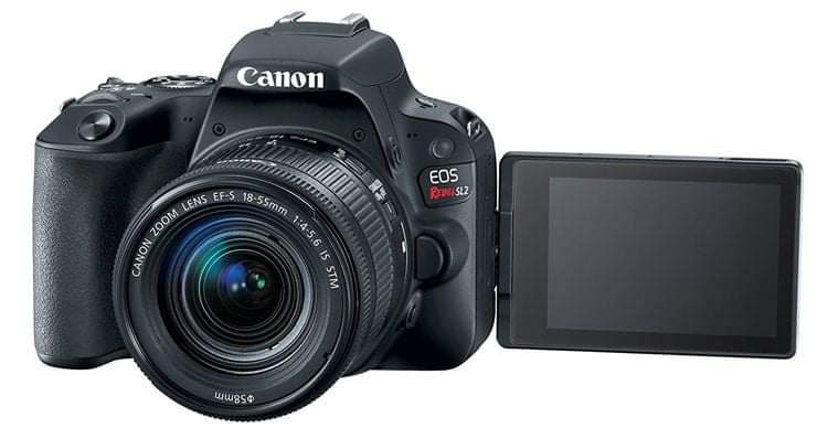 5- كاميرا Canon EOS Rebel SL2 / EOS 200D للمبتدئين :