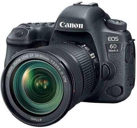 7- كاميرا Canon EOS 6D Mark II :