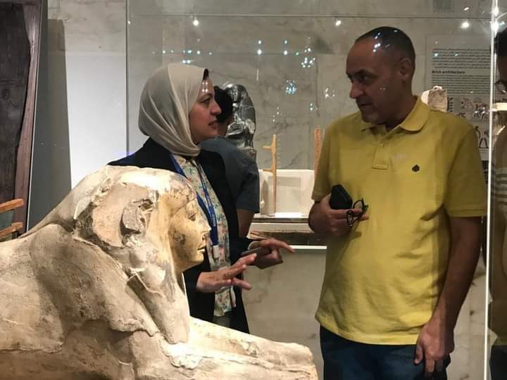 المتحف القومي للحضارة المصرية يستقبل وزير الإعلام العراقي والوفد المرافق له، ووفدا رفيع المستوى من المنظمة العالمية للملكية الفكرية (ويبو) WIPO